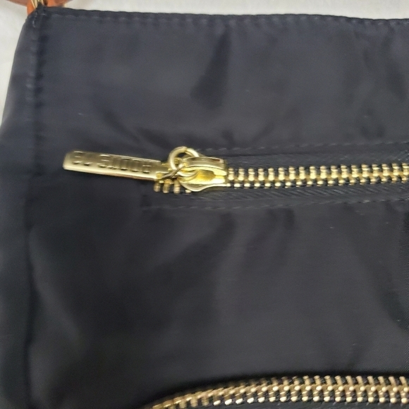 Black Gold Nylon Crossbody Shoulder Bag - Picture 11 of 11